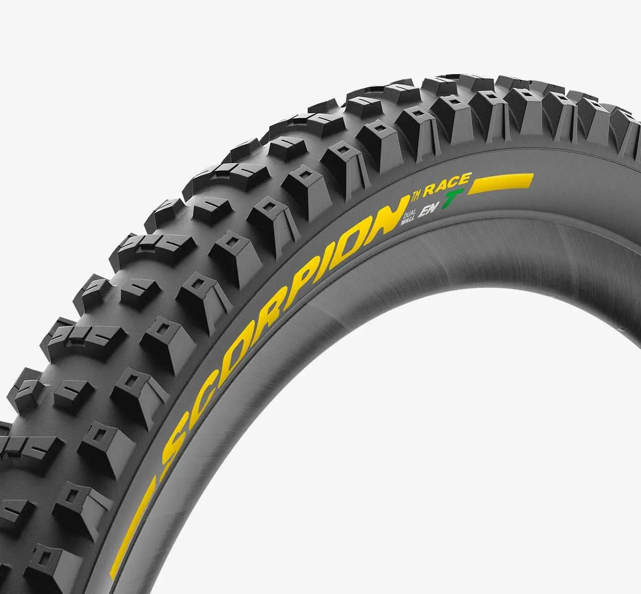 Pneu PIRELLI SCORPION RACE ENDURO T 27.5x2.5 Tubeless Ready Souple Noir/Jaune 4191300 - Image 2