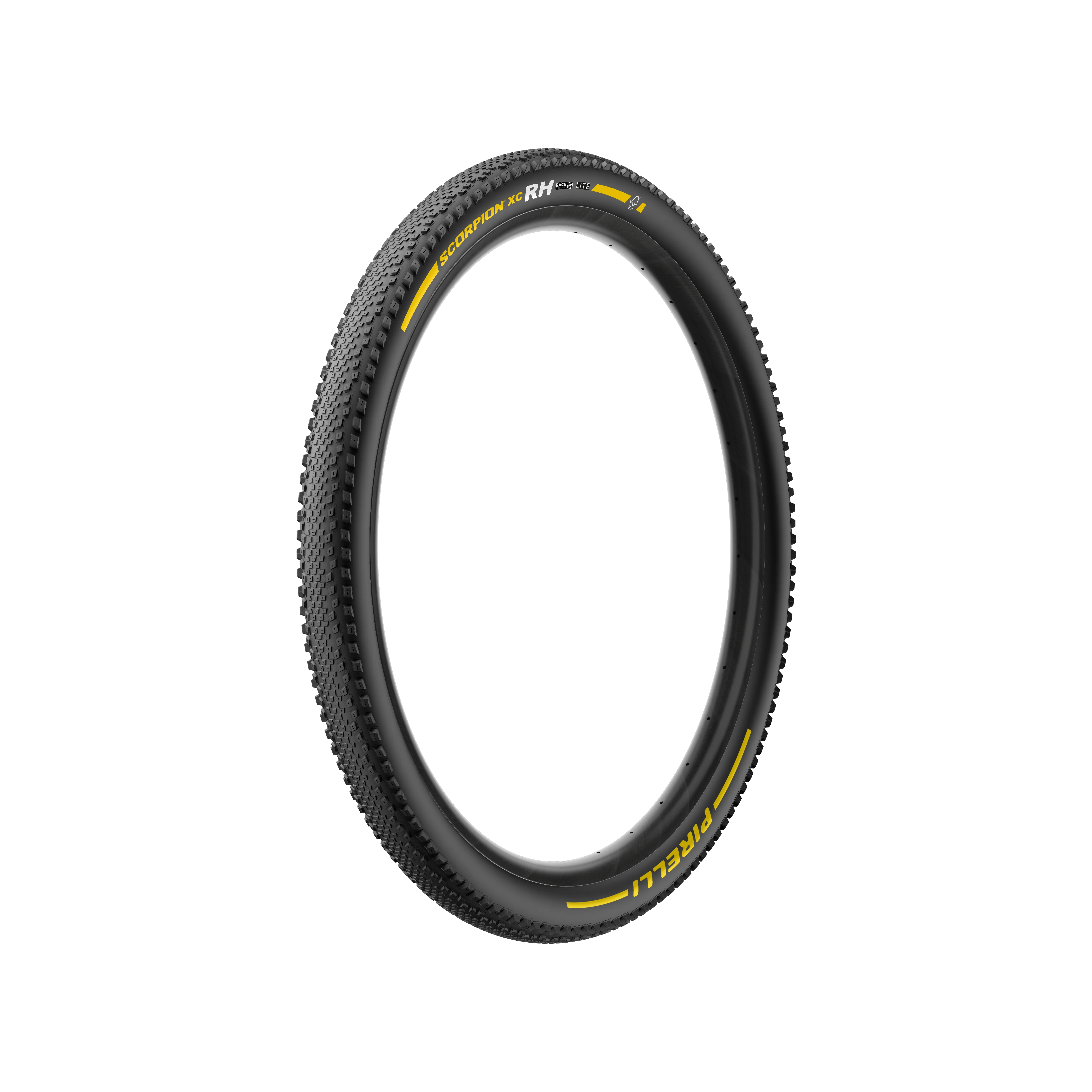 Pneu PIRELLI SCORPION RACE XC RH Lite 29x2.40 Tubeless Ready Souple Noir/Jaune Team Edition