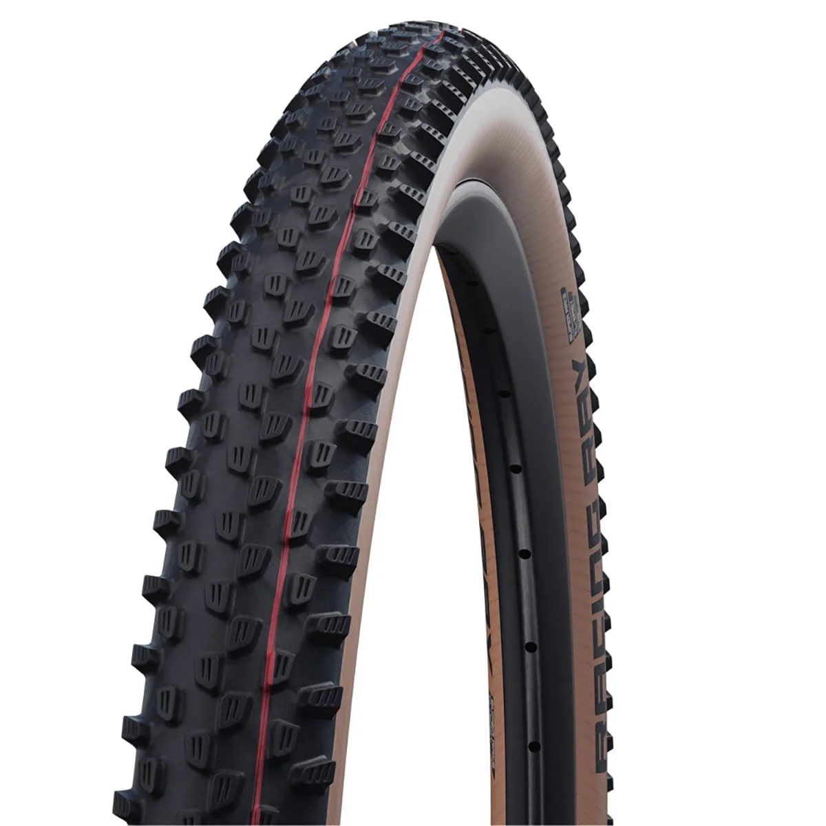 Pneu SCHWALBE RACING RAY 29x2.25 ADDIX SPEED SUPERRACE Tubeless Ready Souple Noir/Marron