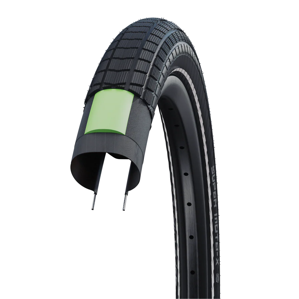 Pneu SCHWALBE SUPER MOTO-X 27.5x2.80 ADDIX DD RaceGuard Tubetype Rigide - Image 2