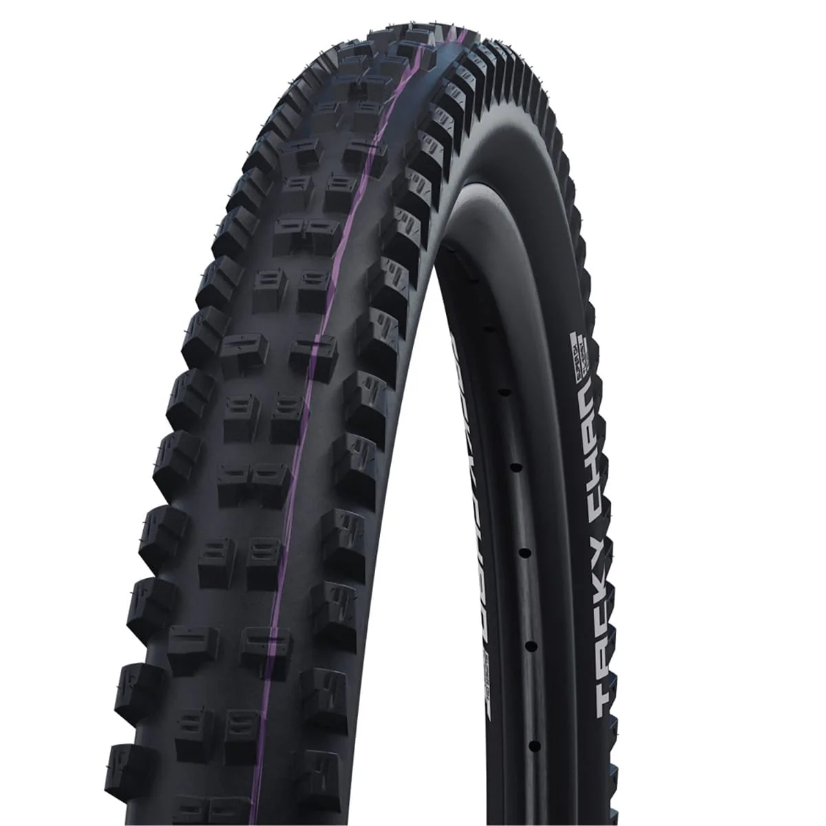 Pneu SCHWALBE TACKY CHAN 27.5x2.40 ADDIX ULTRASOFT SUPERDOWNHILL Tubeless Ready Souple Noir