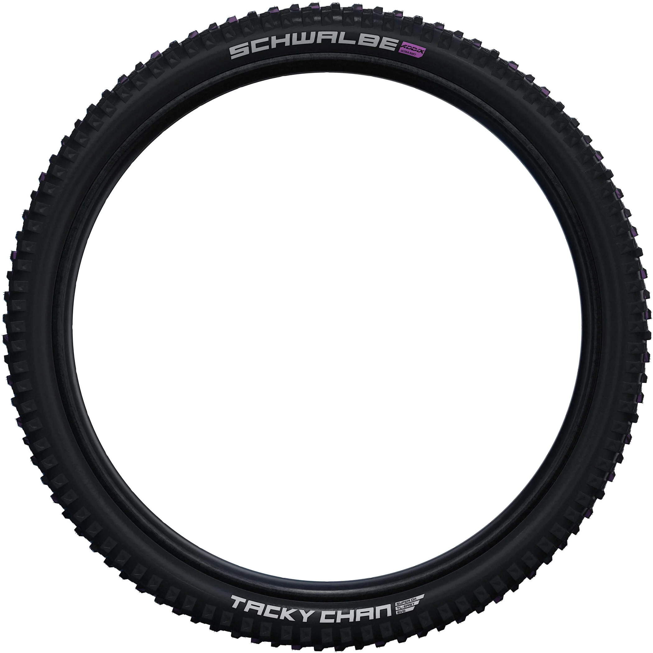Pneu SCHWALBE TACKY CHAN 29x2.40 ADDIX ULTRASOFT SUPERGRAVITY Tubeless Ready Souple Noir - Image 3