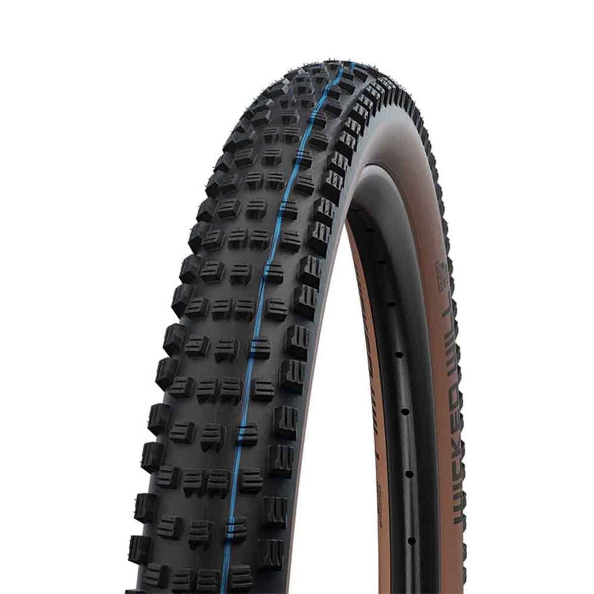 Pneu SCHWALBE WICKED WILL 27.5x2.40 ADDIX SPEEDGRIP SUPERRACE Tubeless Souple Marron