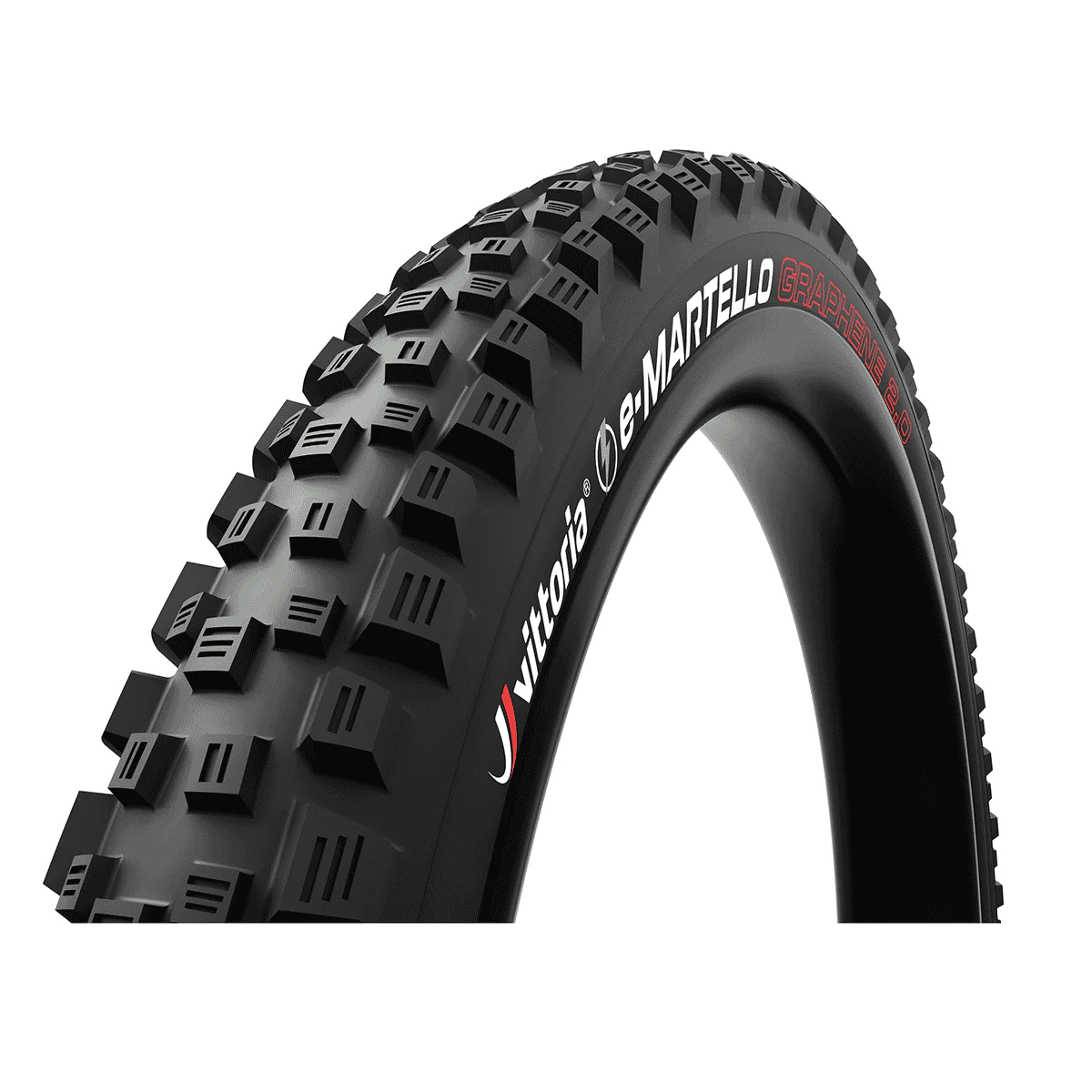 Pneu VITTORIA E-MARTELLO ENDURO 27.5x2.60 2-Ply 4C Graphène 2.0 Tubeless Ready Souple Noir