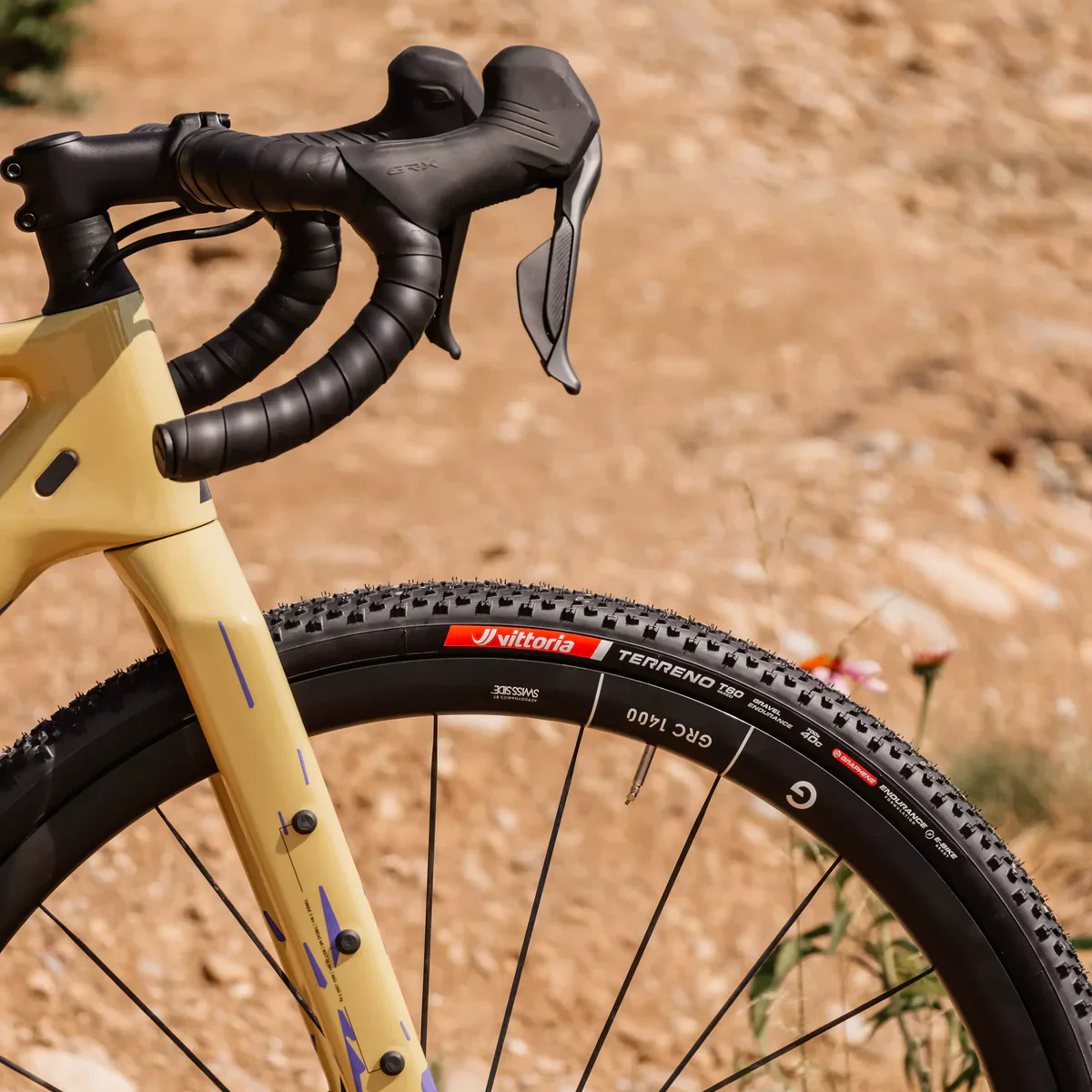 Pneu VITTORIA TERRENO T60 MIXED Gravel Endurance 700x45c Tubeless Ready Souple Noir - Image 3