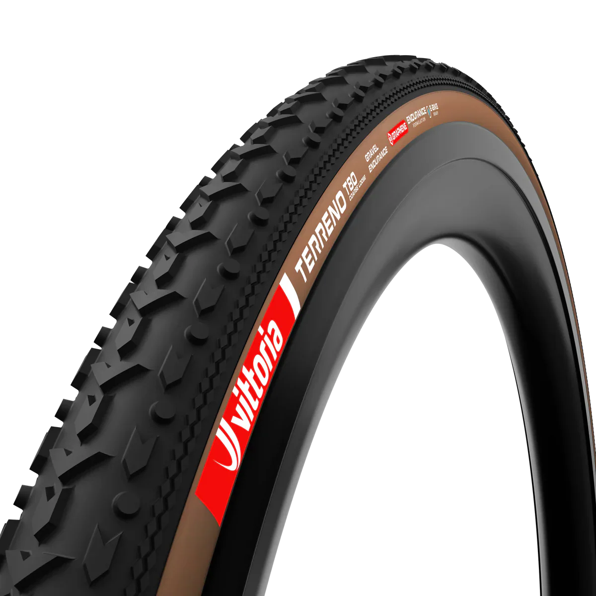 Pneu VITTORIA TERRENO T80 COARSE LOOSE Gravel Endurance 700x40c Tubeless Ready Souple Marron