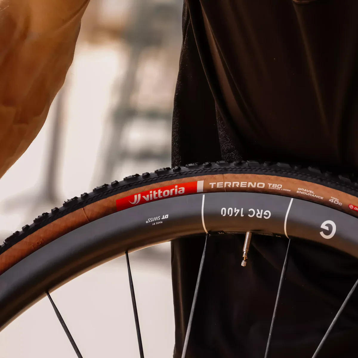 Pneu VITTORIA TERRENO T80 COARSE LOOSE Gravel Endurance 700x40c Tubeless Ready Souple Marron - Image 3