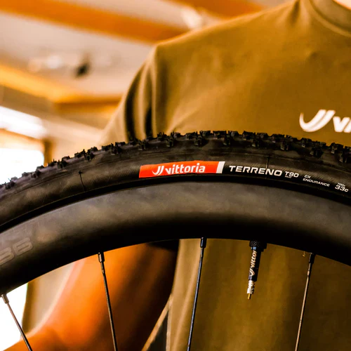 Pneu VITTORIA TERRENO T90 MUD 700x33c CX Endurance Tubeless Ready Noir - Image 4