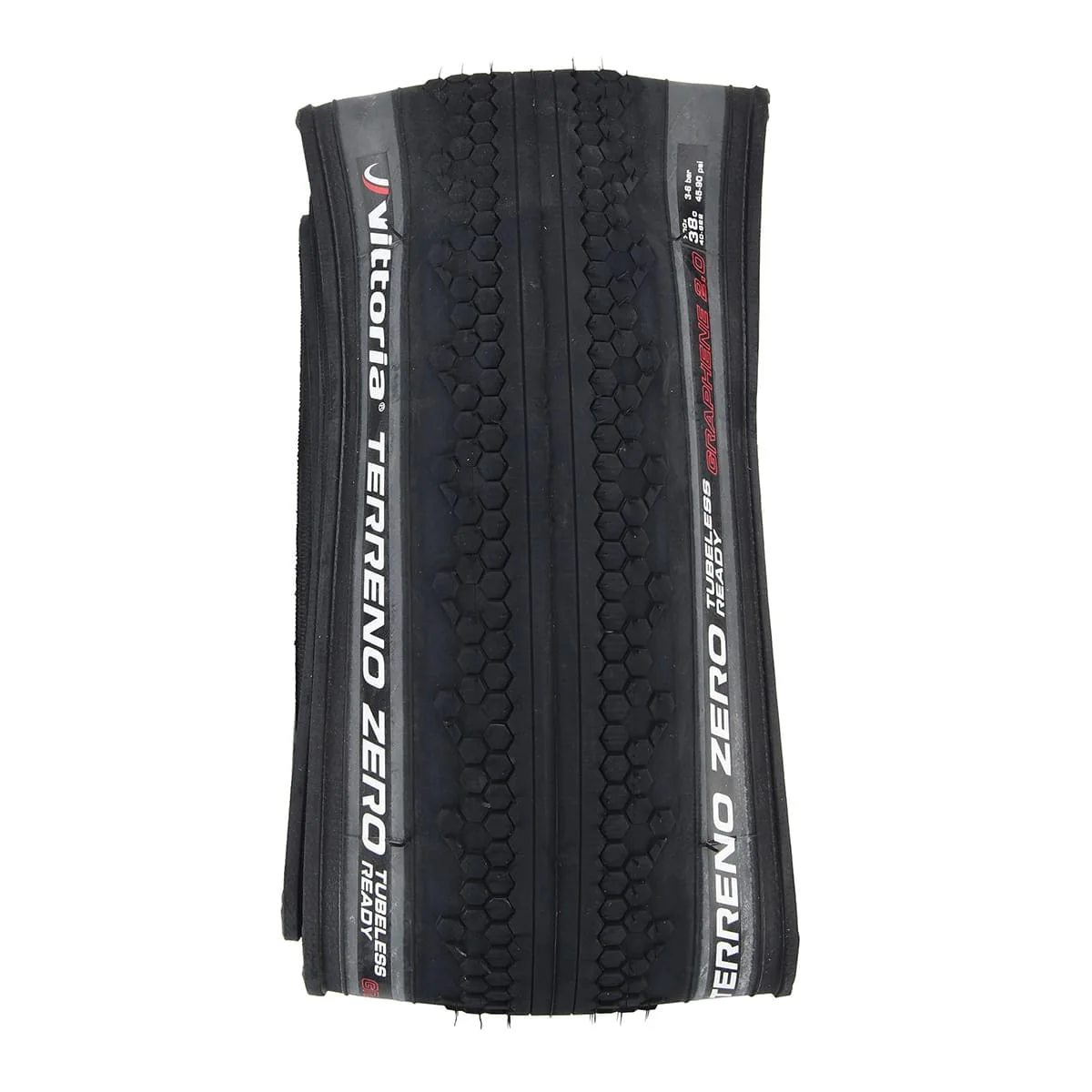 Pneu VITTORIA TERRENO ZERO GRAVEL ENDURANCE Graphene G2.0 700x40c Tubeless Ready Gris