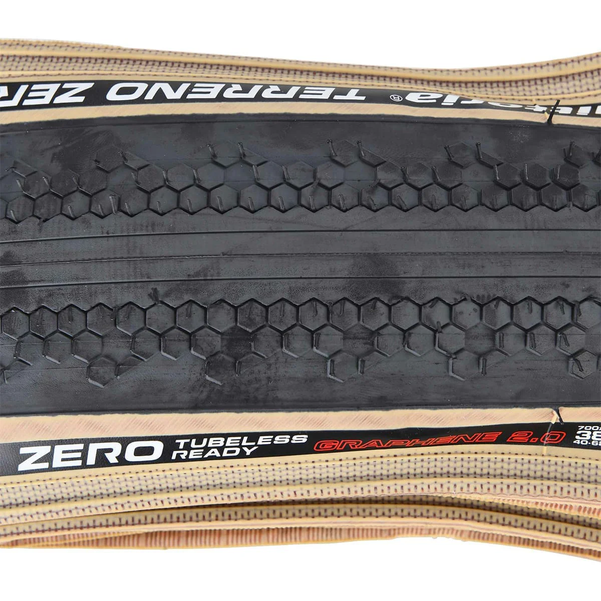 Pneu VITTORIA TERRENO ZERO GRAVEL LITE Graphene G2.0 700x40c Tubeless Ready Beige - Image 2