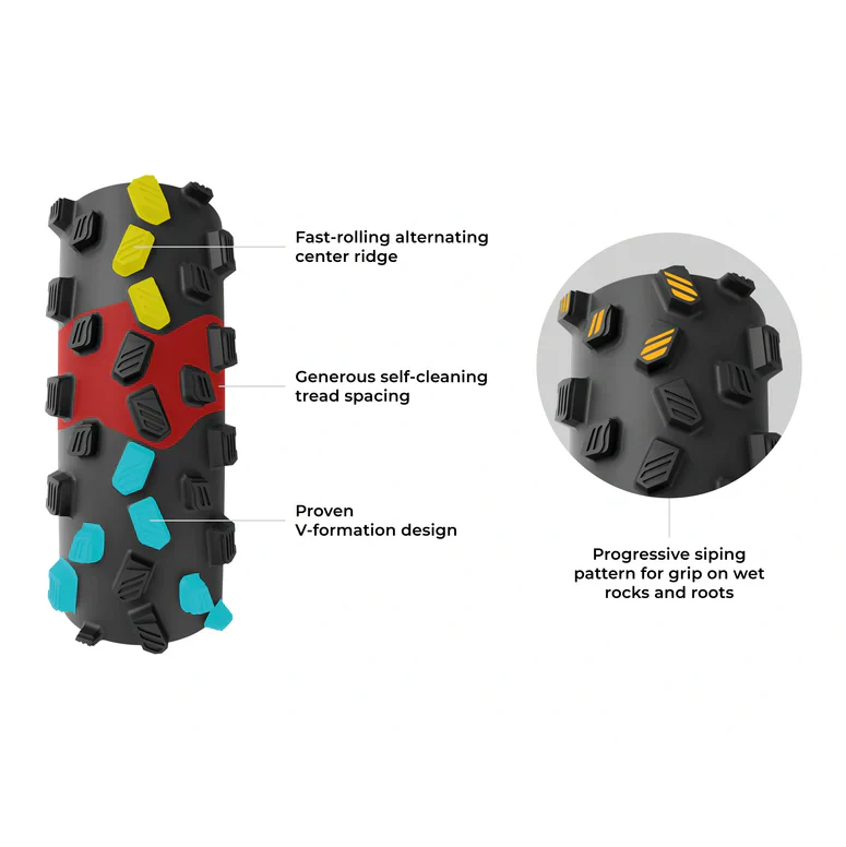 Pneu VITTORIA TORRENTE XC TRAIL 29x2.25 4C Graphene 2.0 Tubeless Ready Souple Noir - Image 4