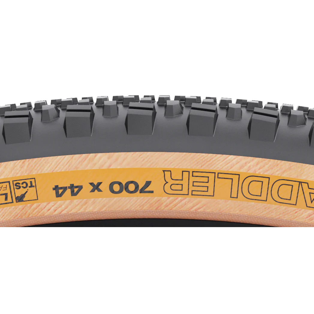 Pneu WTB RADDLER TCS LIGHT FAST ROLLING DUAL DNA SG2 700x44c Tubeless Ready Renforcé Beige - Image 2