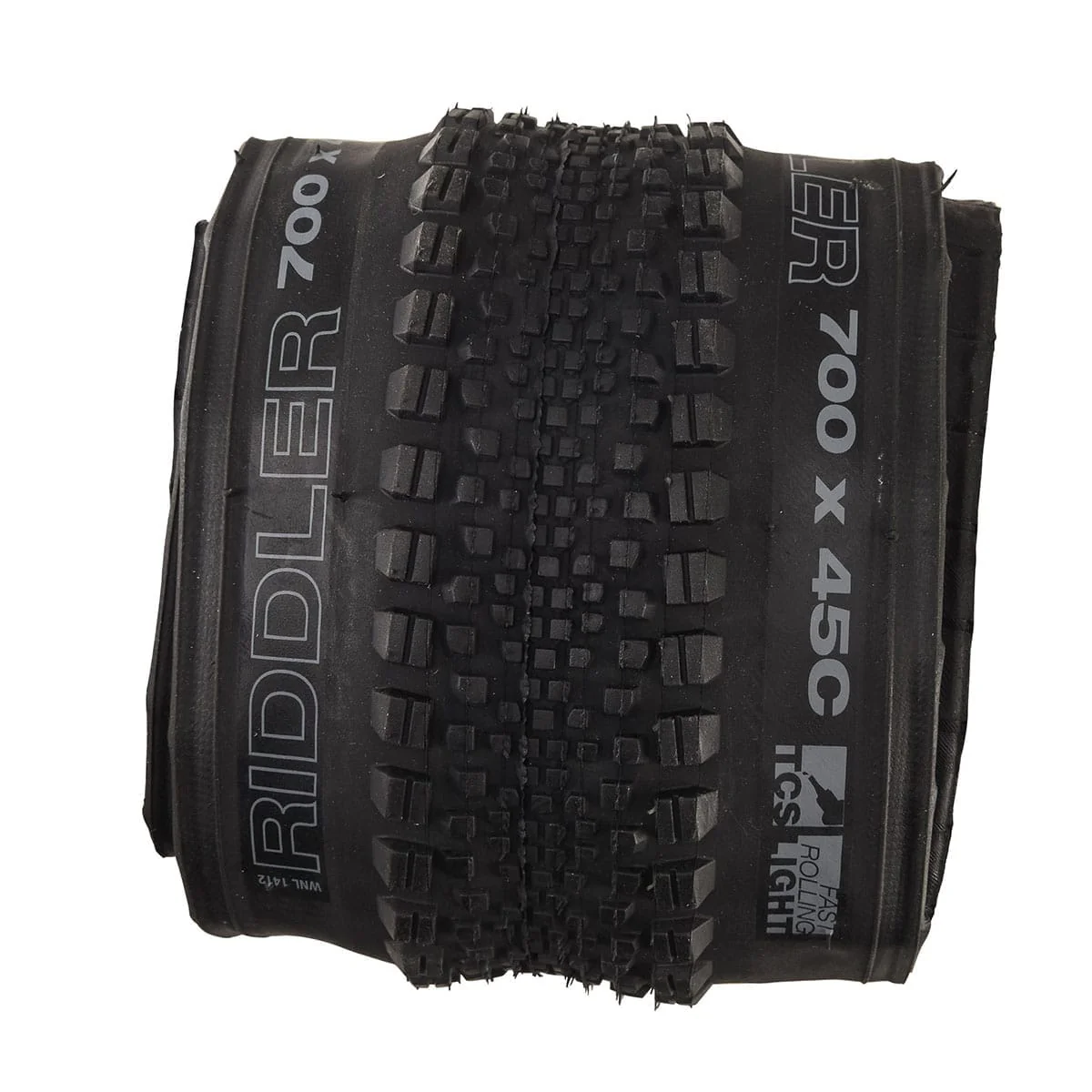 Pneu WTB RIDDLER TCS LIGHT FAST ROLLING DUAL DNA 700x45c Tubeless Ready Noir - Image 2