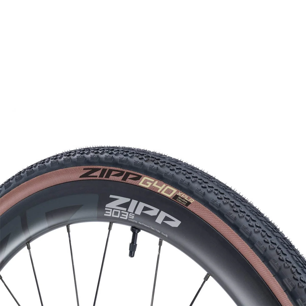 Pneu ZIPP G40 XPLR 700x40c Tubeless Ready Souple Marron - Image 2