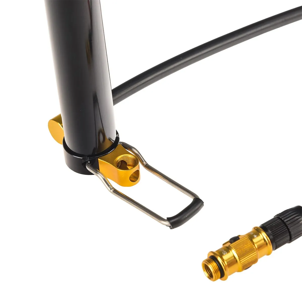 Pompe à Pied Compacte LEZYNE MICRO FLOOR DRIVE HP Noir - Image 4