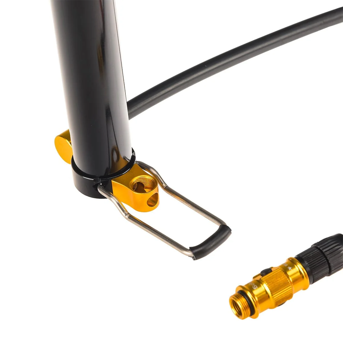 Pompe à Pied Compacte LEZYNE MICRO FLOOR DRIVE HV Noir - Image 6