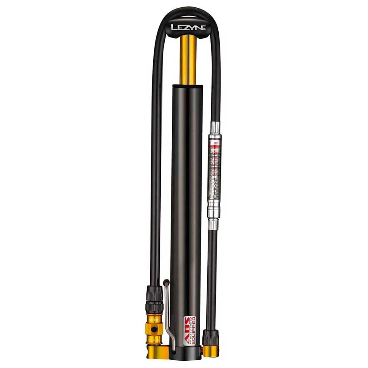 Pompe à Pied Compacte LEZYNE MICRO FLOOR DRIVE HVG Noir