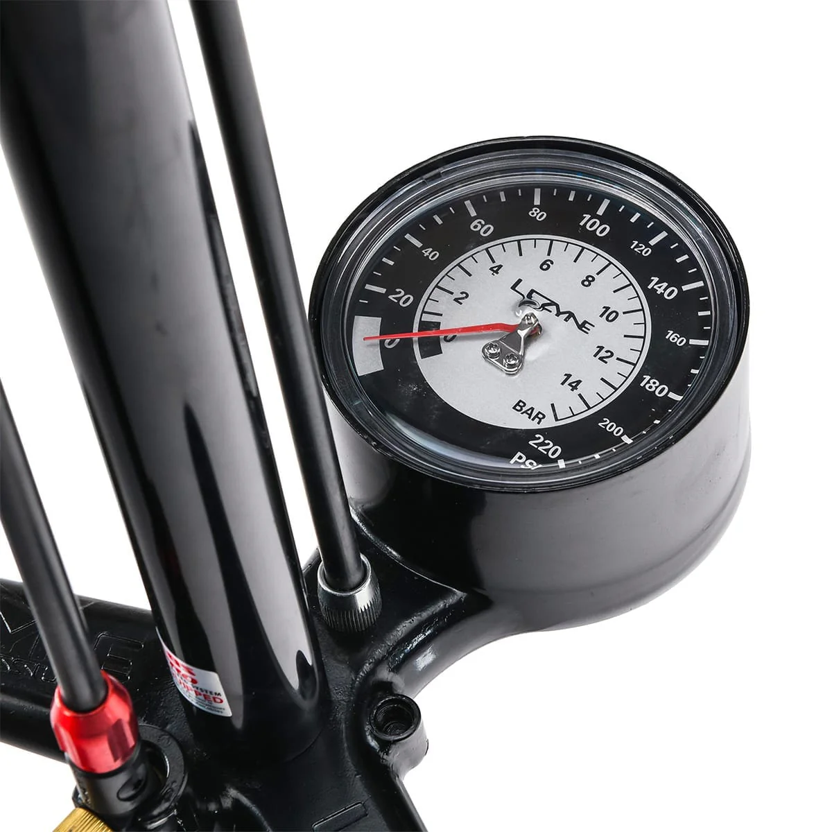 Pompe à Pied LEZYNE ALLOY FLOOR DRIVE Noir - Image 3