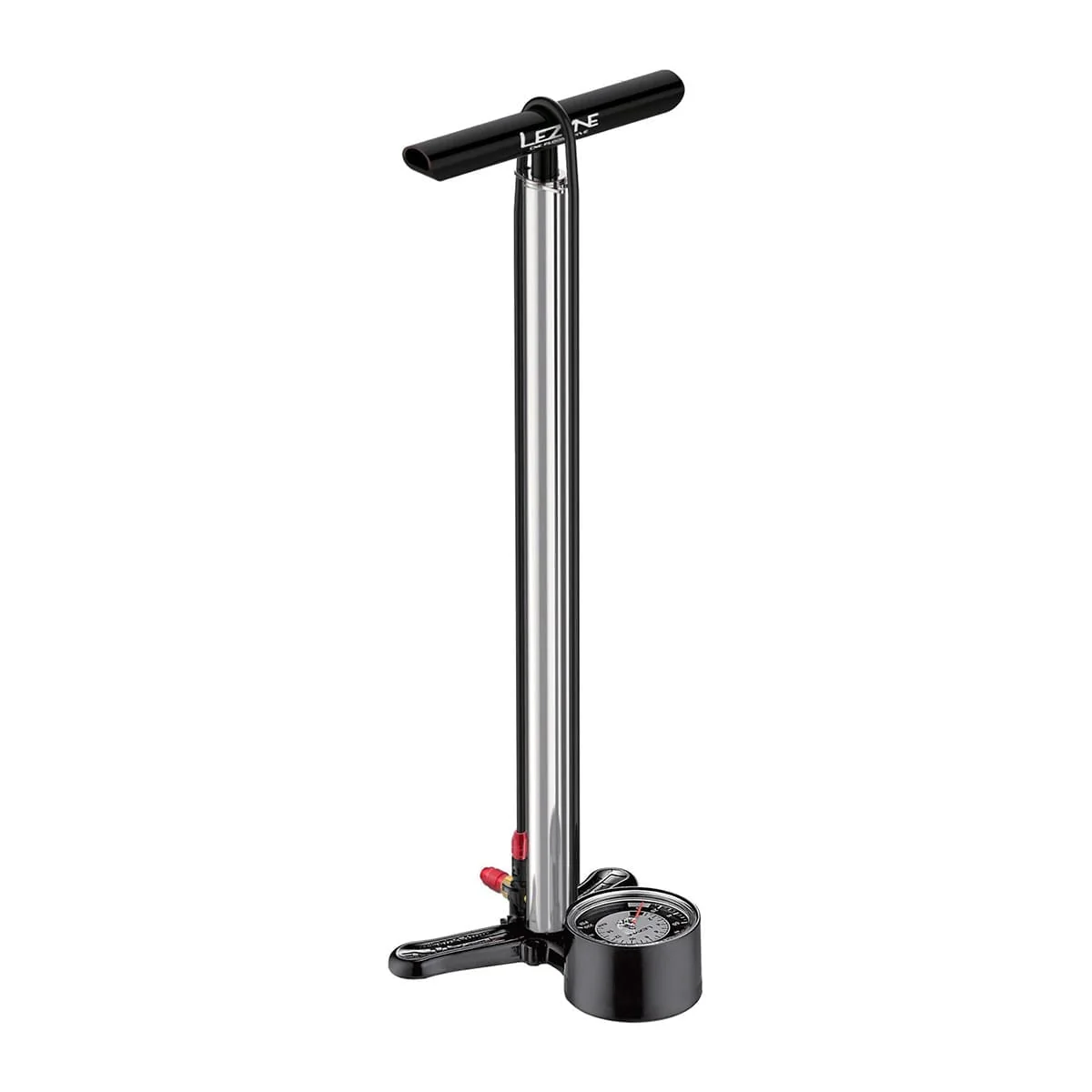 Pompe à Pied LEZYNE CNC FLOOR DRIVE Argent