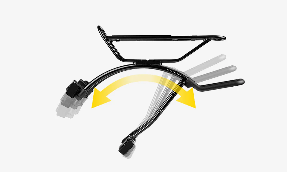 Porte-Bagages VTT TOPEAK TETRARACK M2 HD Noir - Image 3