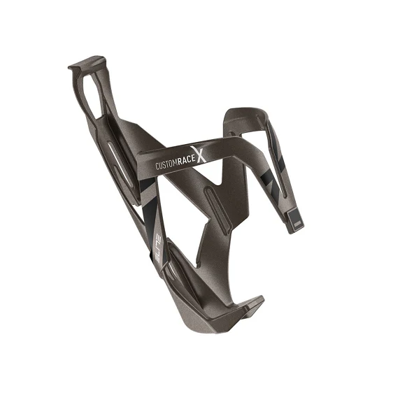 Porte-Bidon ELITE CUSTOM RACE X Titane Logo Noir