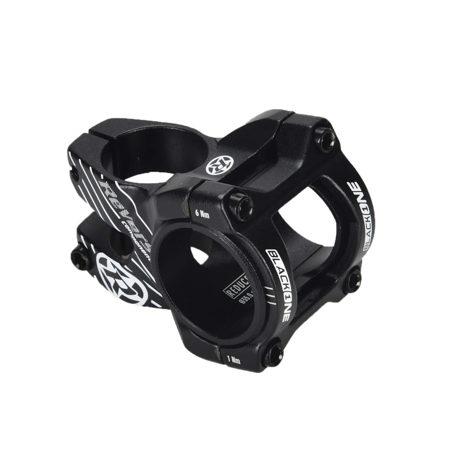 Potence REVERSE COMPONENTS BLACK ONE D-2 Noir/Blanc - Image 3