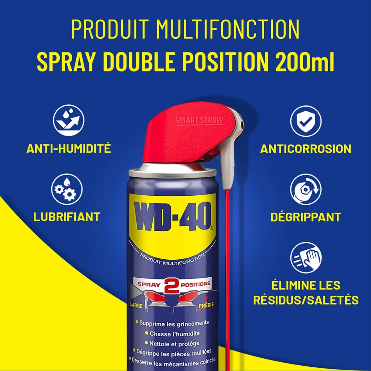Produit Multifonction WD-40 (200 ml) - Image 2