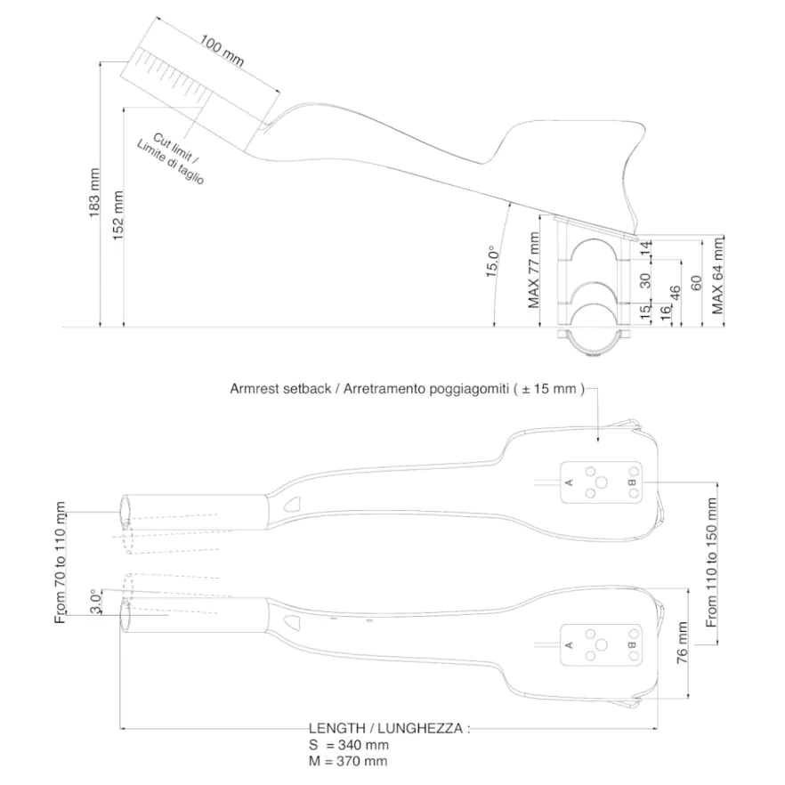 Prolongateurs de Cintre DEDA JET ONE Taille S - Image 6