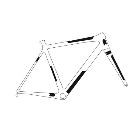 Protection Adhésive pour Cadre ALL MOUNTAIN STYLE EXTRA Gravel/Route Sterrato Noir - Image 2