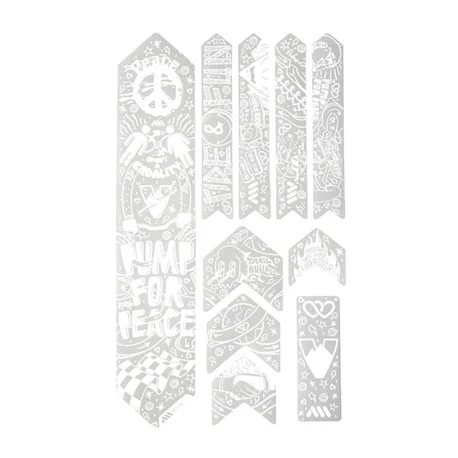 Protection Adhésive pour Cadre ALL MOUNTAIN STYLE EXTRA Pump for Peace Blanc