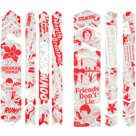 Protection Adhésive pour Cadre ALL MOUNTAIN STYLE FULL Stranger Things UpsideDown Blanc