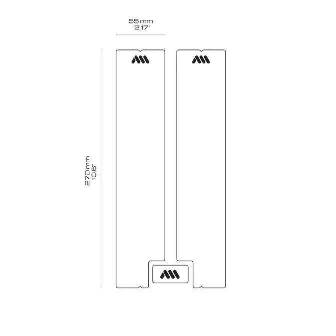 Protection Adhésive pour Fourche ALL MOUNTAIN STYLE Transparent - Image 3