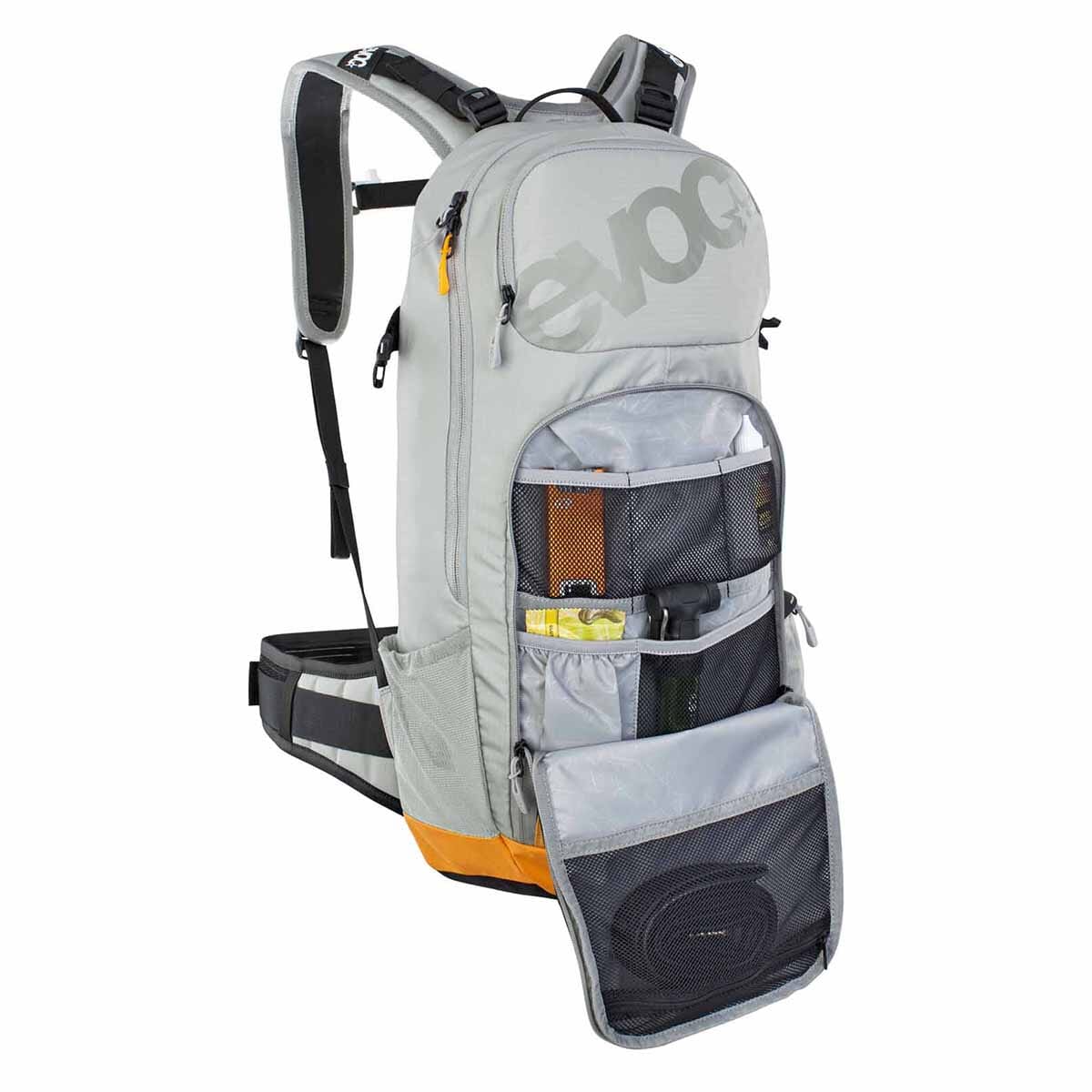 Sac à Dos avec Dorsale EVOC FR ENDURO E-RIDE 16L Gris/Orange - Image 3