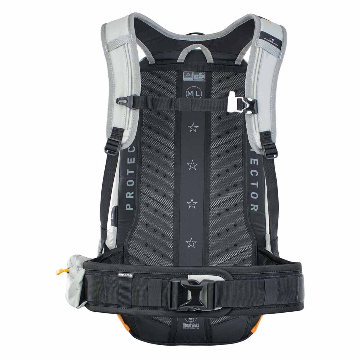 Sac à Dos avec Dorsale EVOC FR ENDURO E-RIDE 16L Gris/Orange - Image 4