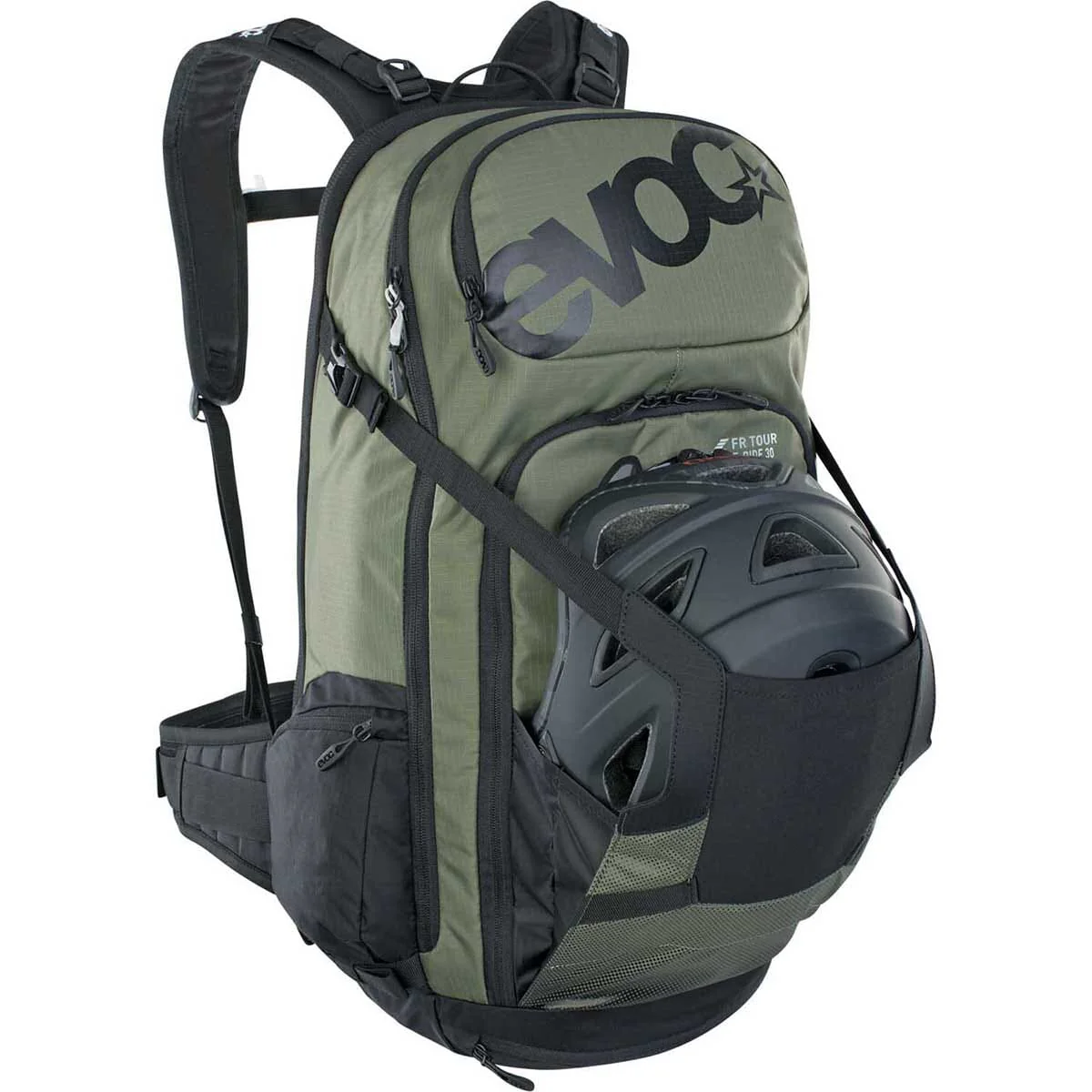 Sac à Dos avec Dorsale EVOC FR TOUR E-RIDE 30L Kaki - Image 5