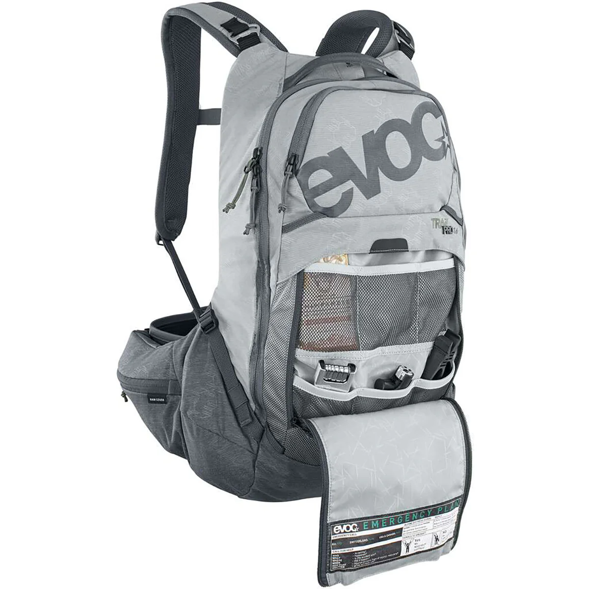 Sac à Dos avec Dorsale EVOC TRAIL PRO 16L Gris - Image 4
