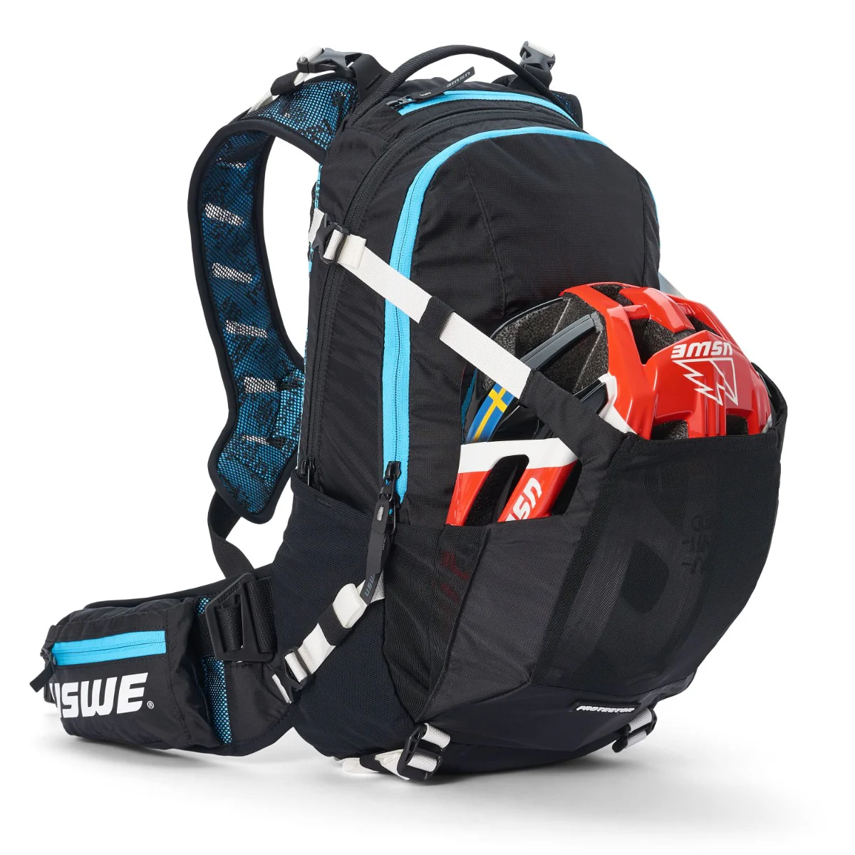 Sac à Dos avec Dorsale Intégrée USWE FLOW 16 L Noir/Bleu - Image 6