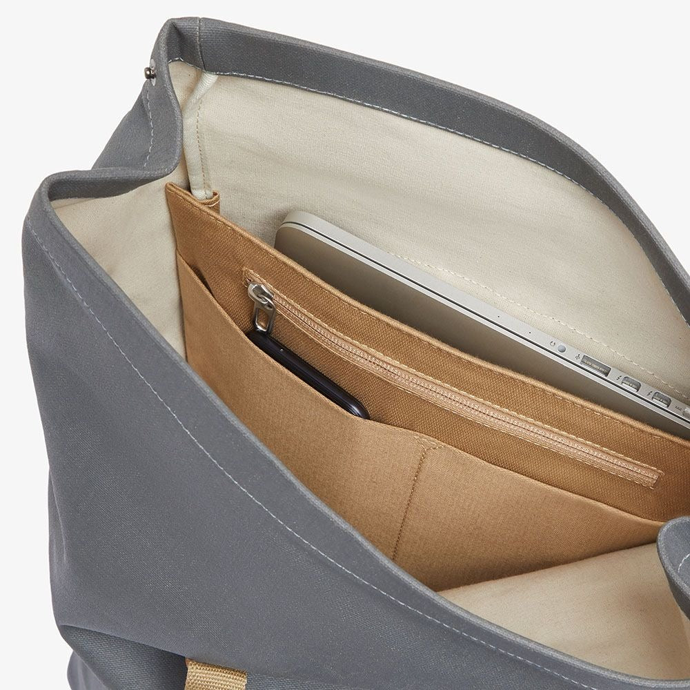 Sac à Dos BROOKS PICKWICK COTTON CANVAS 12L Gris - Image 5