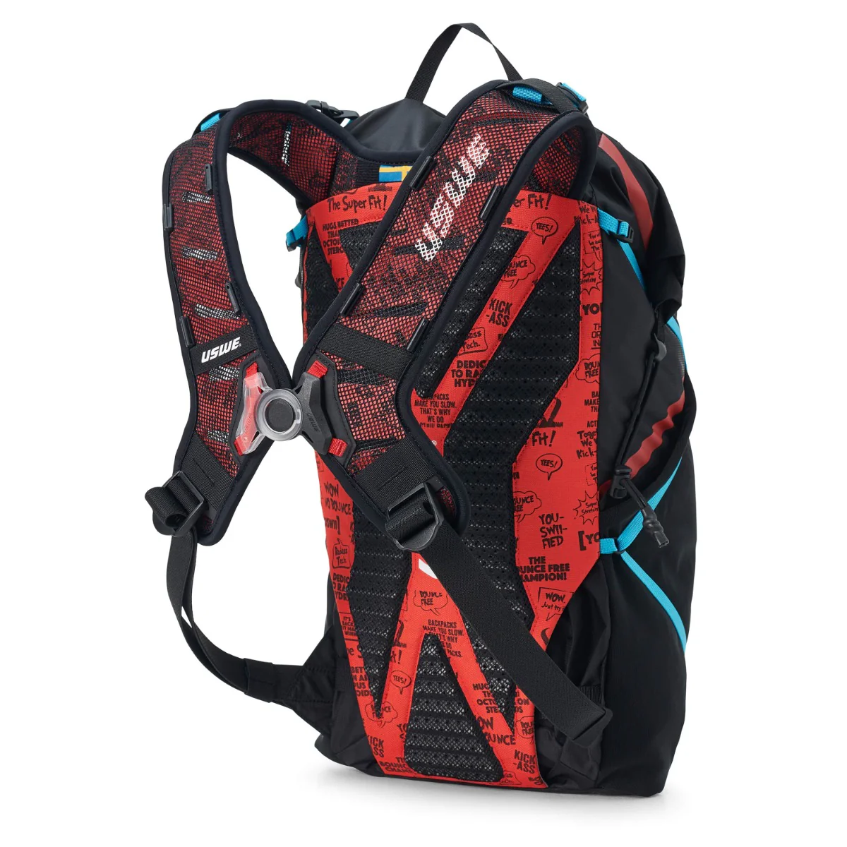 Sac à Dos USWE HAJKER 18 L Noir/Rouge - Image 6