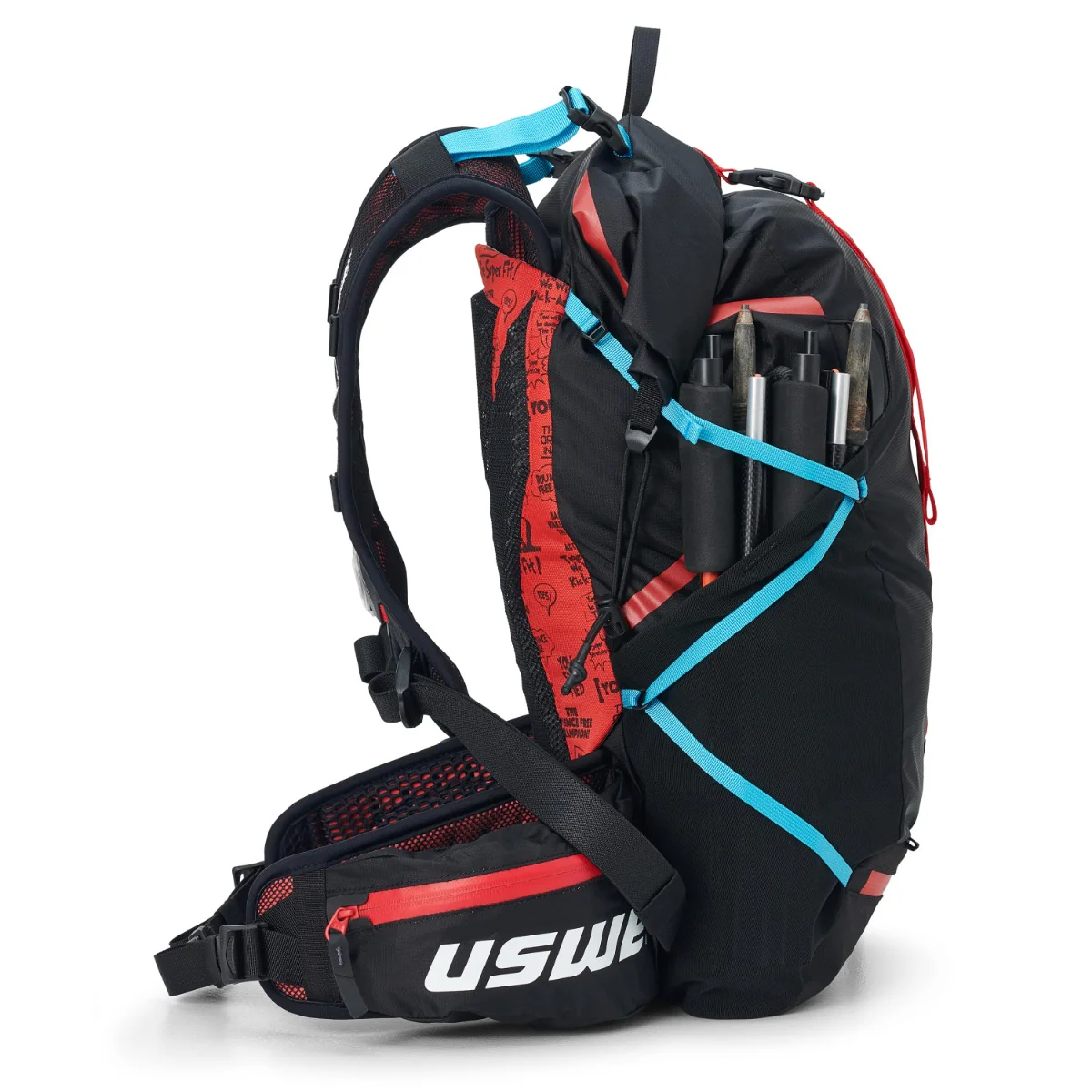 Sac à Dos USWE HAJKER 30 L Noir/Rouge - Image 5