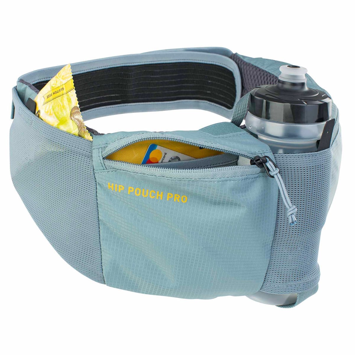 Sacoche Banane EVOC HIP POUCH PRO 1L + DRINK BOTTLE 0.55 Gris - Image 3