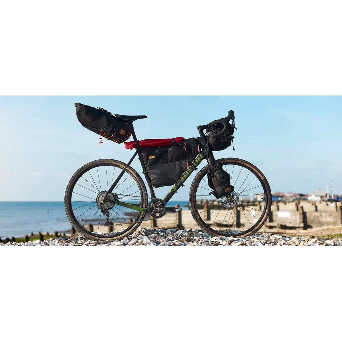 Sacoche de Cadre RESTRAP FULL FRAME BAG LARGE 9 L Noir - Image 5