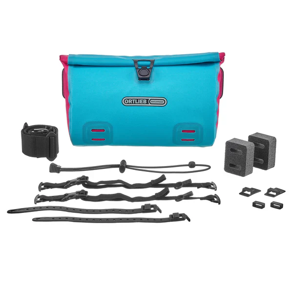 Sacoche de Guidon ORTLIEB VELO SLING 3 L Cyber Bleu/Rose - Image 5