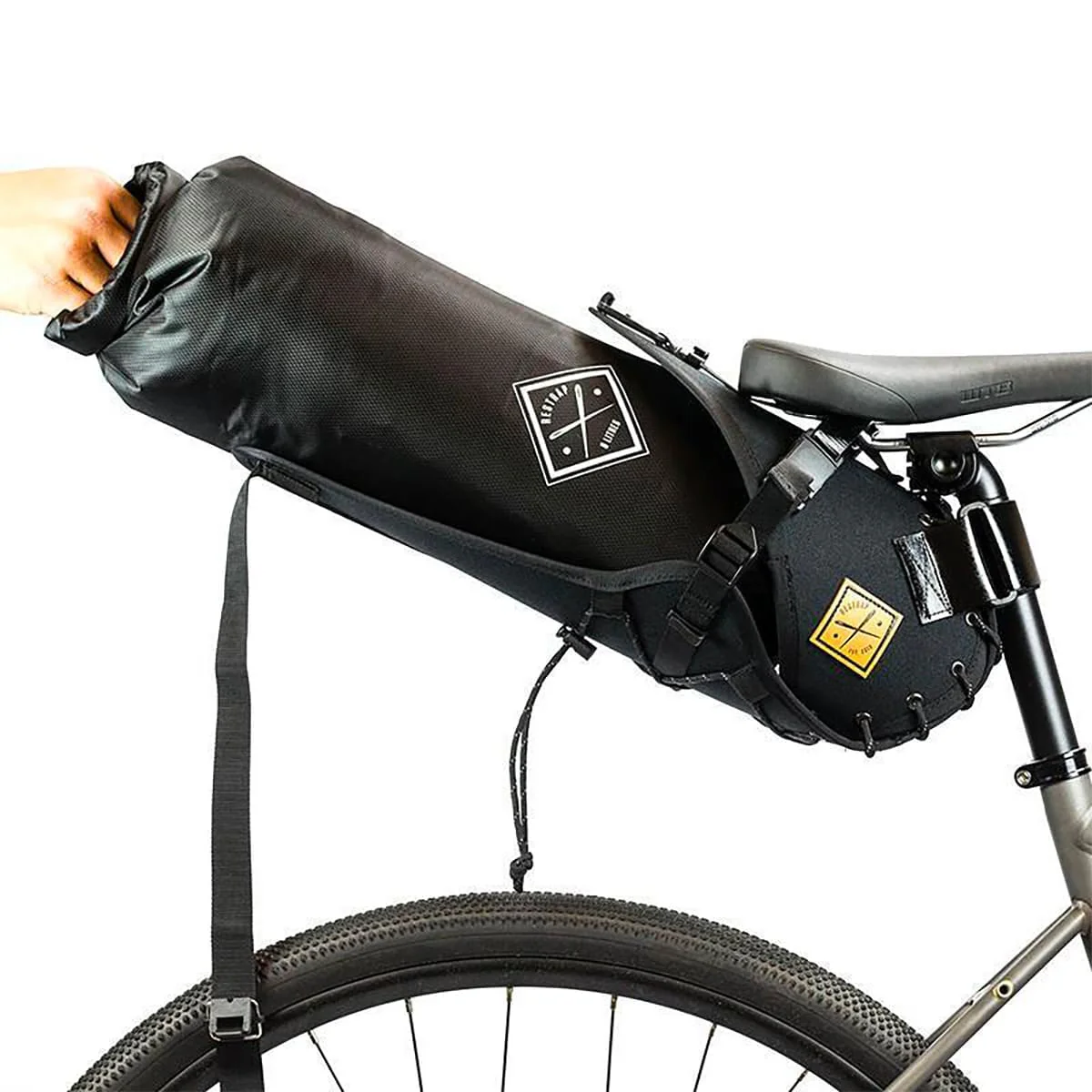 Sacoche de Selle RESTRAP SADDLE BAG 8 L Noir + DRY BAG 8 L Noir - Image 3