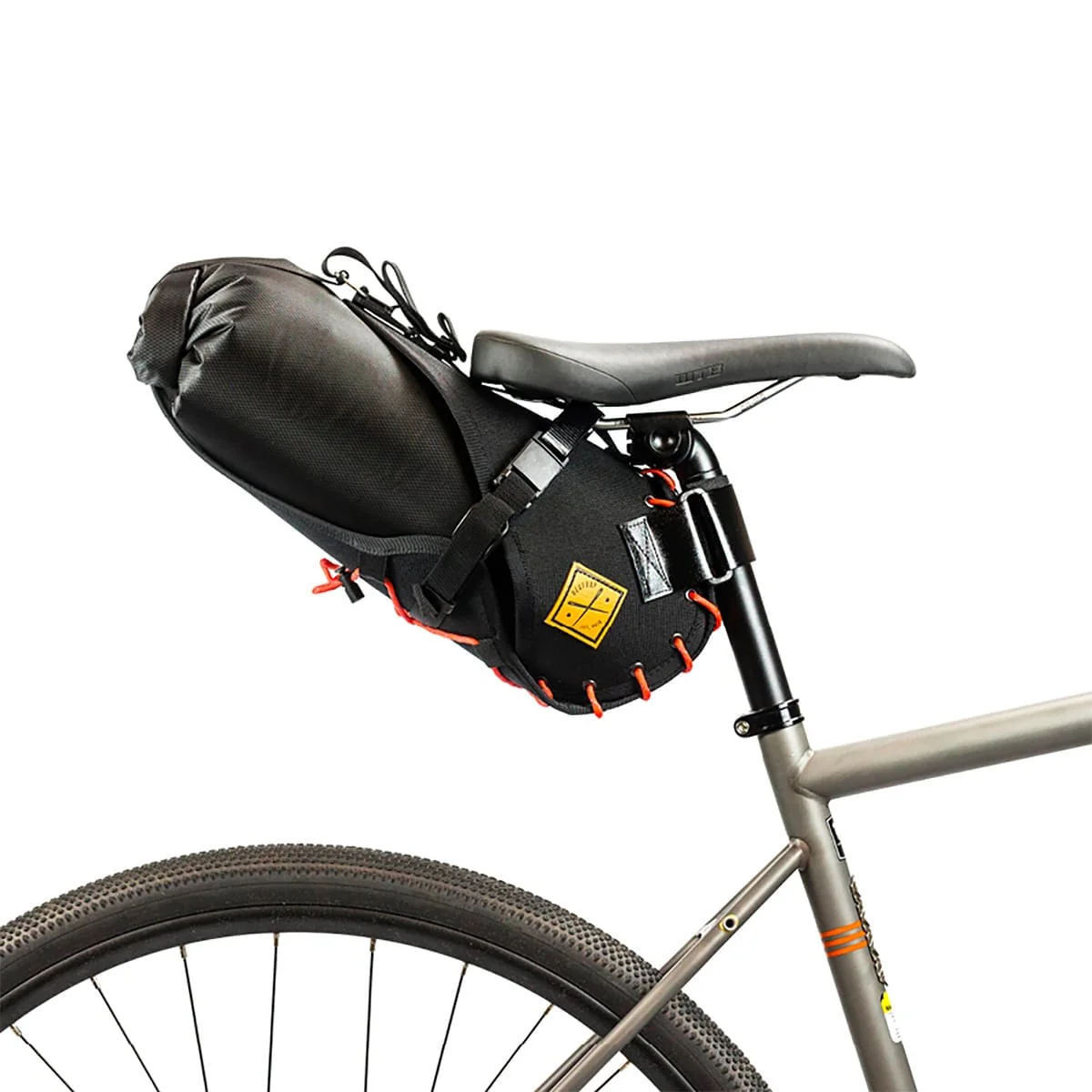 Sacoche de Selle RESTRAP SADDLE BAG 8 L Orange + DRY BAG 8 L