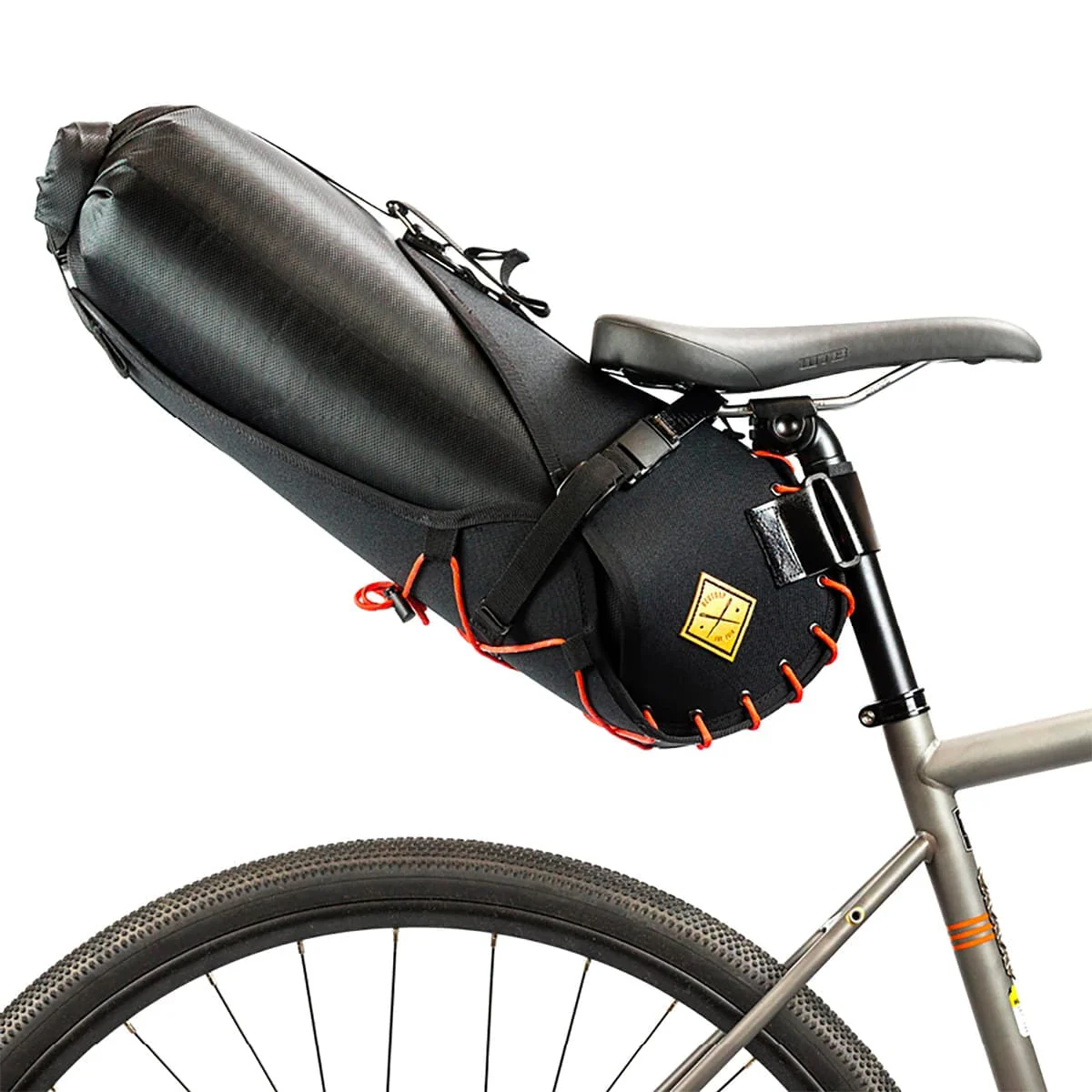 Sacoche de Selle RESTRAP SADDLE BAG 14 L Orange + DRY BAG 14 L Noir