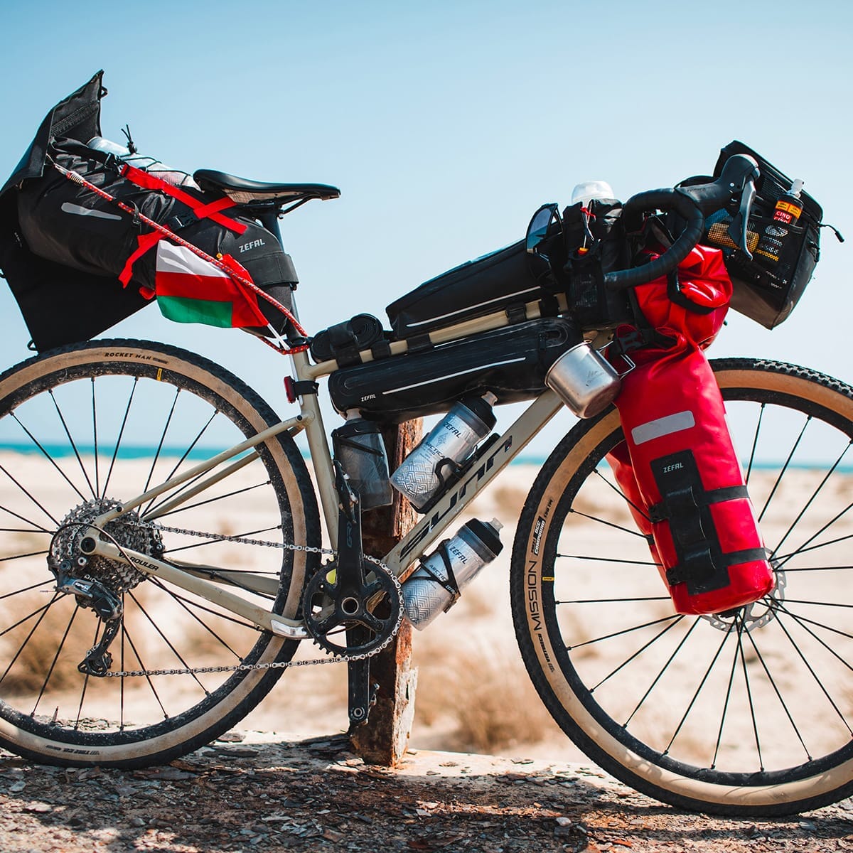 Sacoche et Support de fourche  ZEFAL Z ADVENTURE FORK 6 L Rouge - Image 11