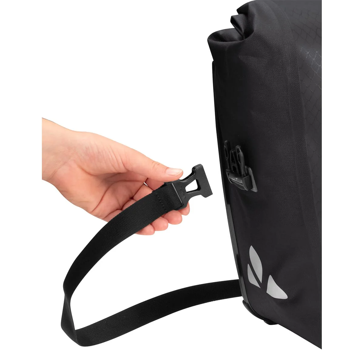 Paire de Sacoches de Porte-Bagages VAUDE AQUA FRONT 28 L Noir - Image 4