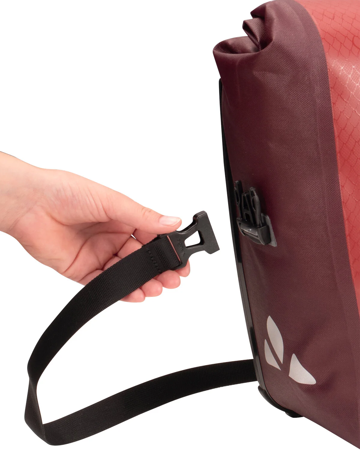 Paire de Sacoches de Porte-Bagages VAUDE AQUA FRONT 28 L Rouge - Image 3