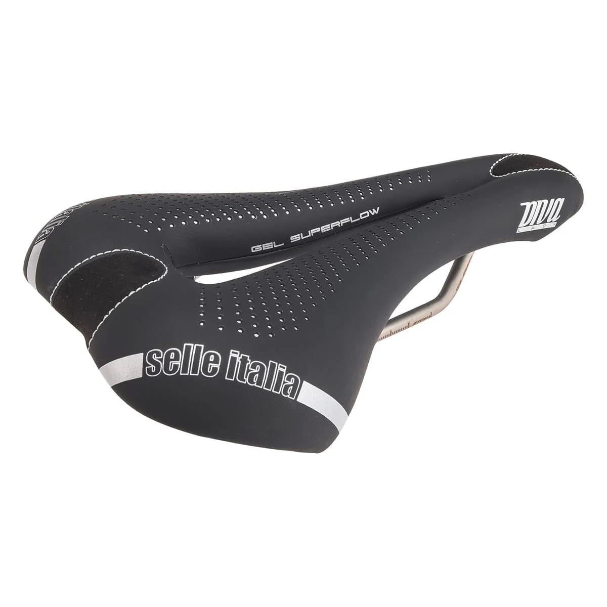 Selle SELLE ITALIA DIVA GEL SUPERFLOW L Femme Rails TI316 - Image 4